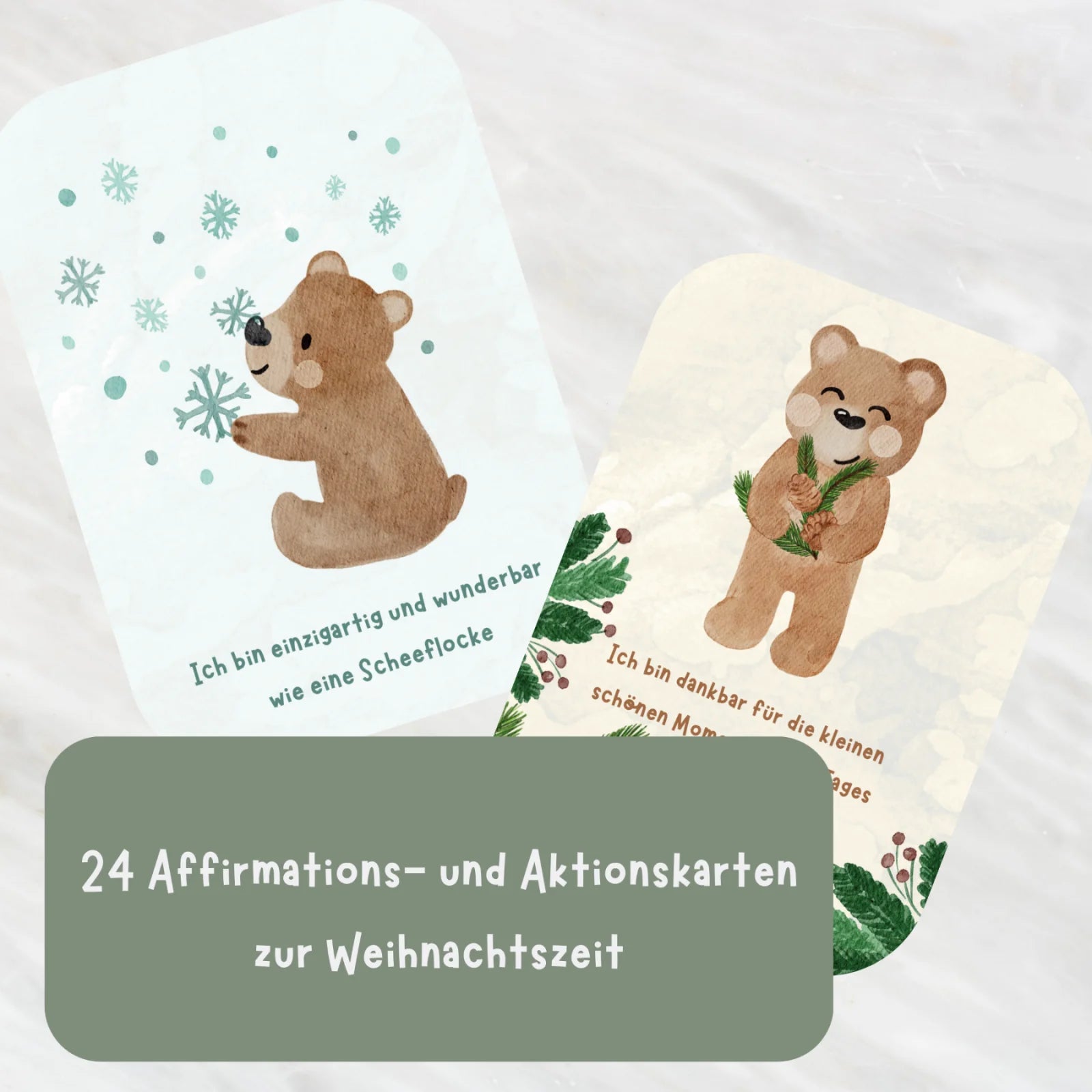 Affirmations- & Aktionskarten – Achtsamer Adventskalender für Kinder