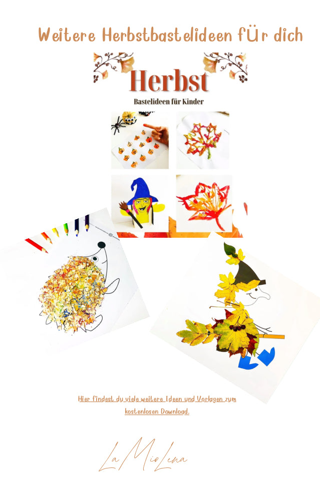 Kleines Rätsel&- Malheft Herbst