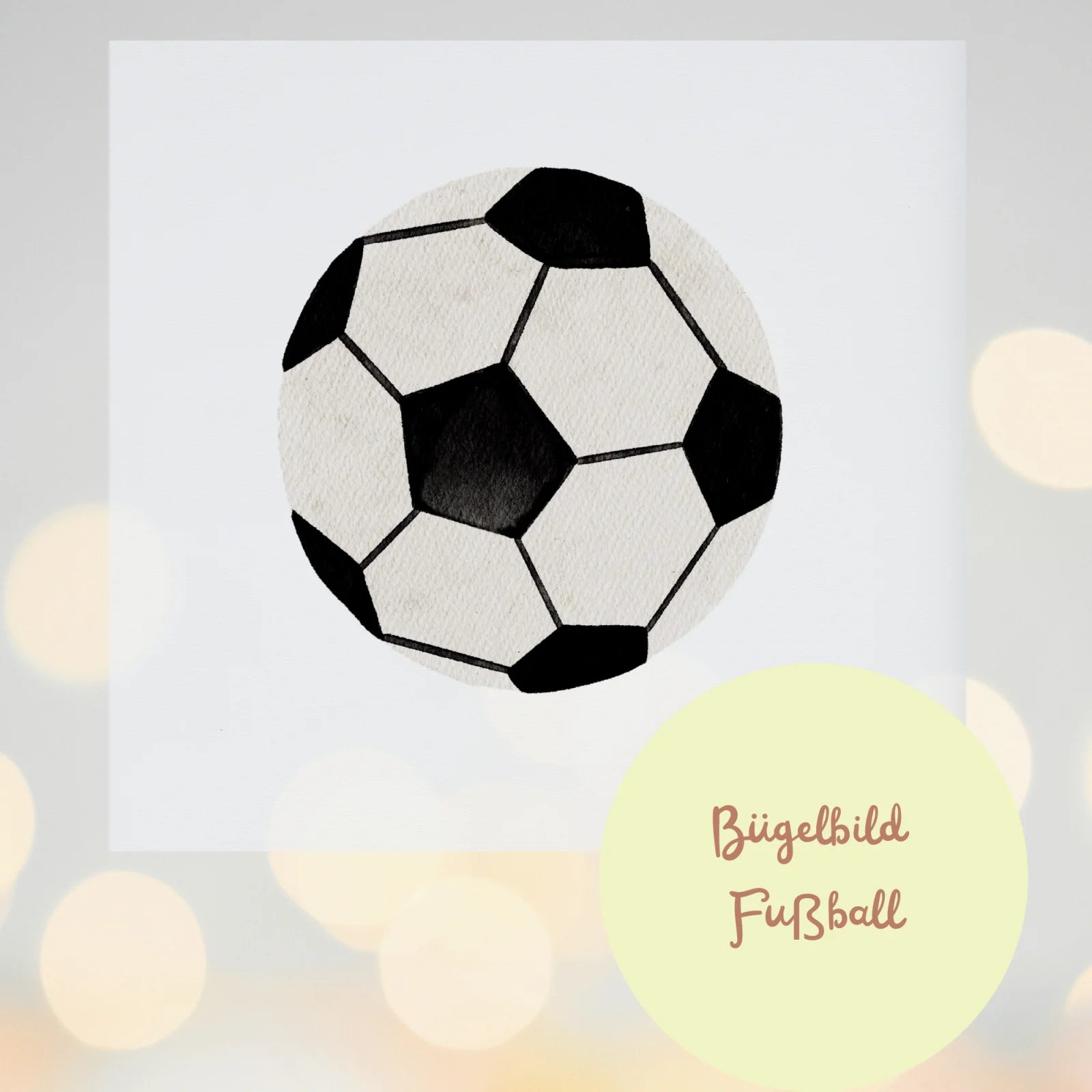 Bügelbild „Fußball“ – praktisch & cool für kleine Fußballfans - in 2 Größen