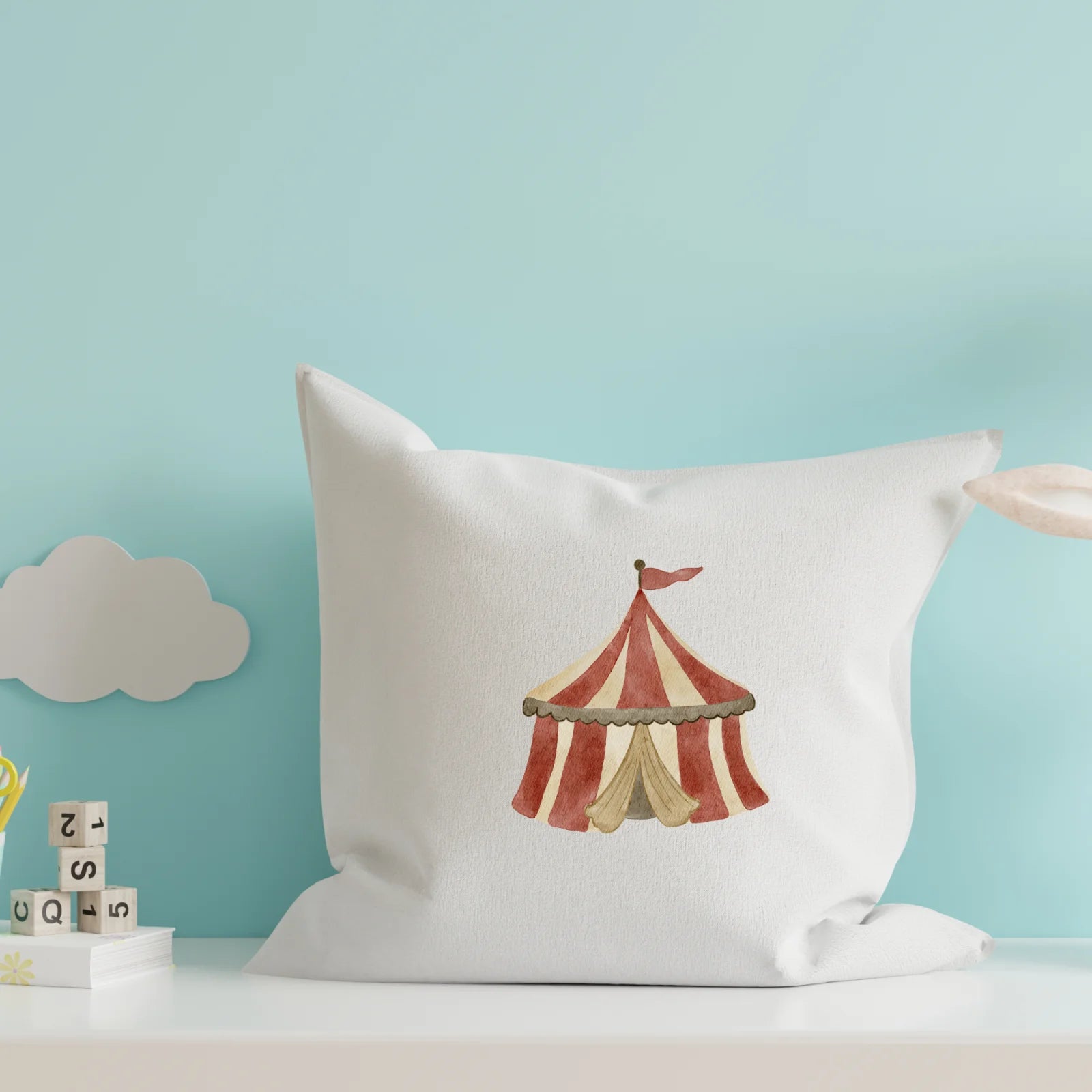 Bügelbild Zirkuszelt – Für Kinderkleidung und Kinderzimmerdeko