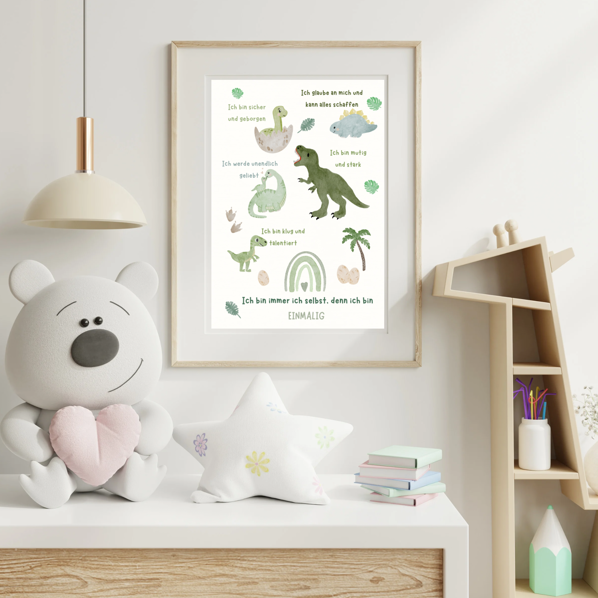 Affirmationsposter Dino A3