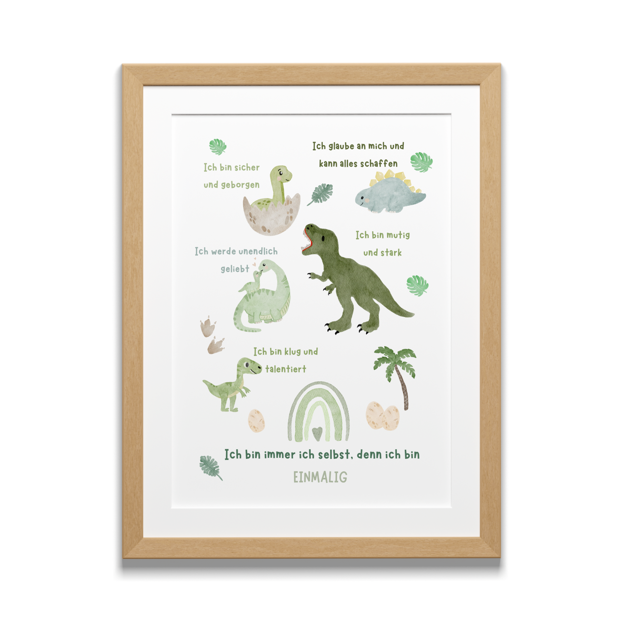 Affirmationsposter Dino A3