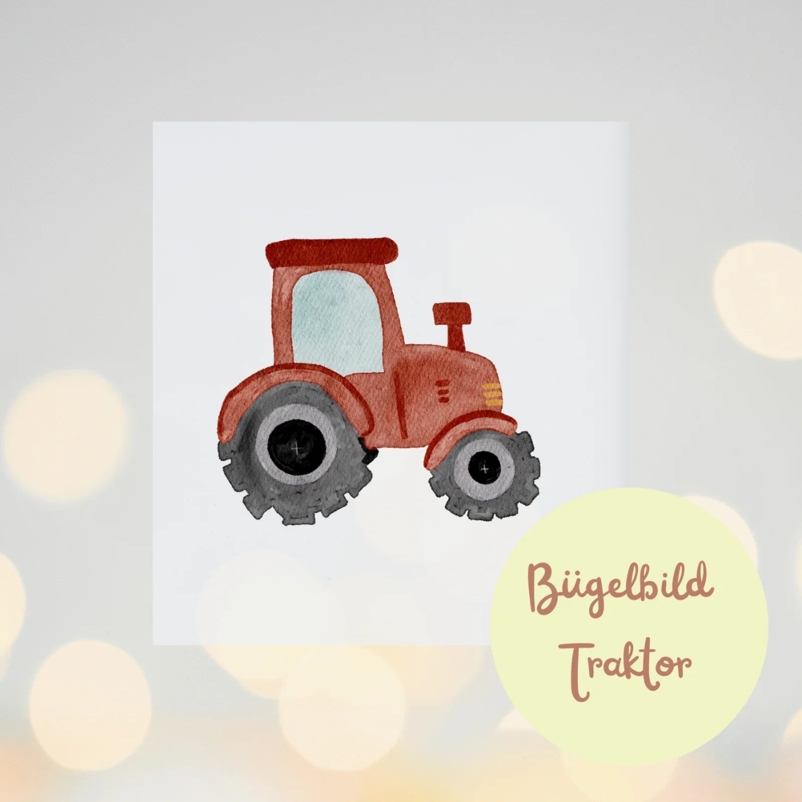 Bügelbild Traktor
