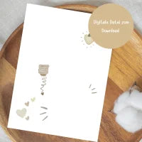 Handabdruck-Poster „Licht“ - zum Download