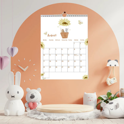 Personalisierbarer Kinderkalender 2027 – Mein Jahr in A4