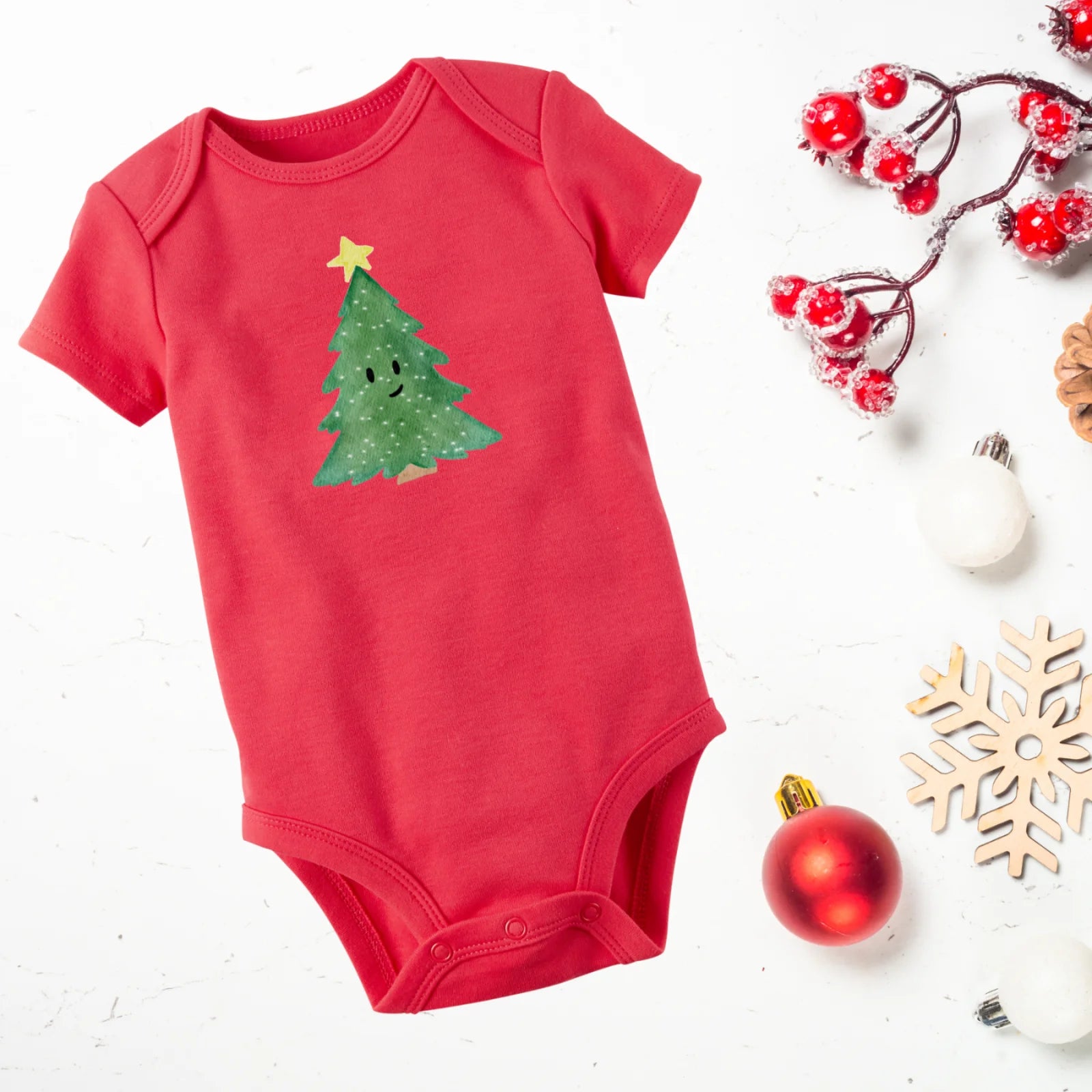 Bügelbilderset Weihnachten A5, Weihnachtsbäcker, Lebkuchenmann, Kakaotasse, Weihnachtsbaum