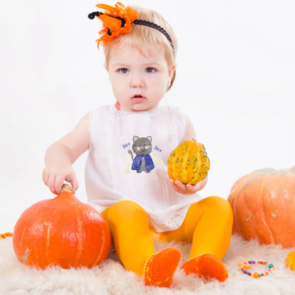 Bügelbild „Hex Hex Katze“ – Magischer Zauberlook für Kinderkleidung