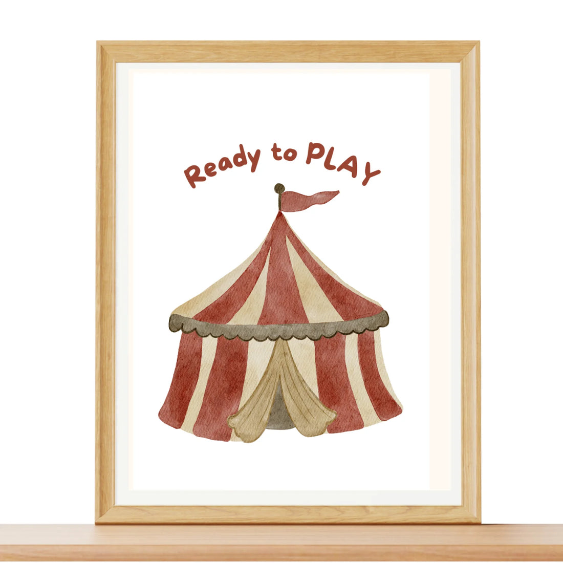 Zirkus Poster Set „Willkommen im Zirkus“ – Kinderzimmer Wanddeko (3er Set) A4