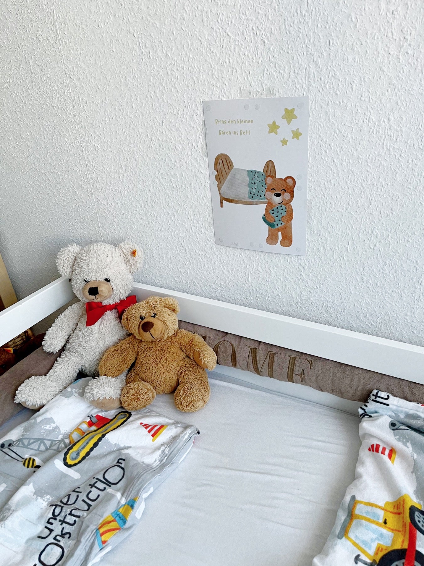 Interaktives Routineposter „Bring den Bär ins Bett“ – Abendroutine spielerisch begleiten