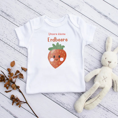 Bügelbild Kleine Erdbeere