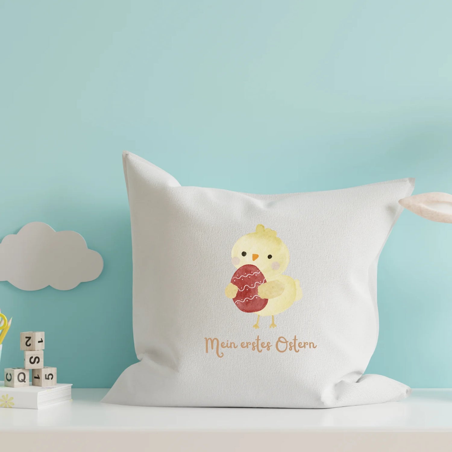 Schriftzug mein erstes Ostern Bügelbild
