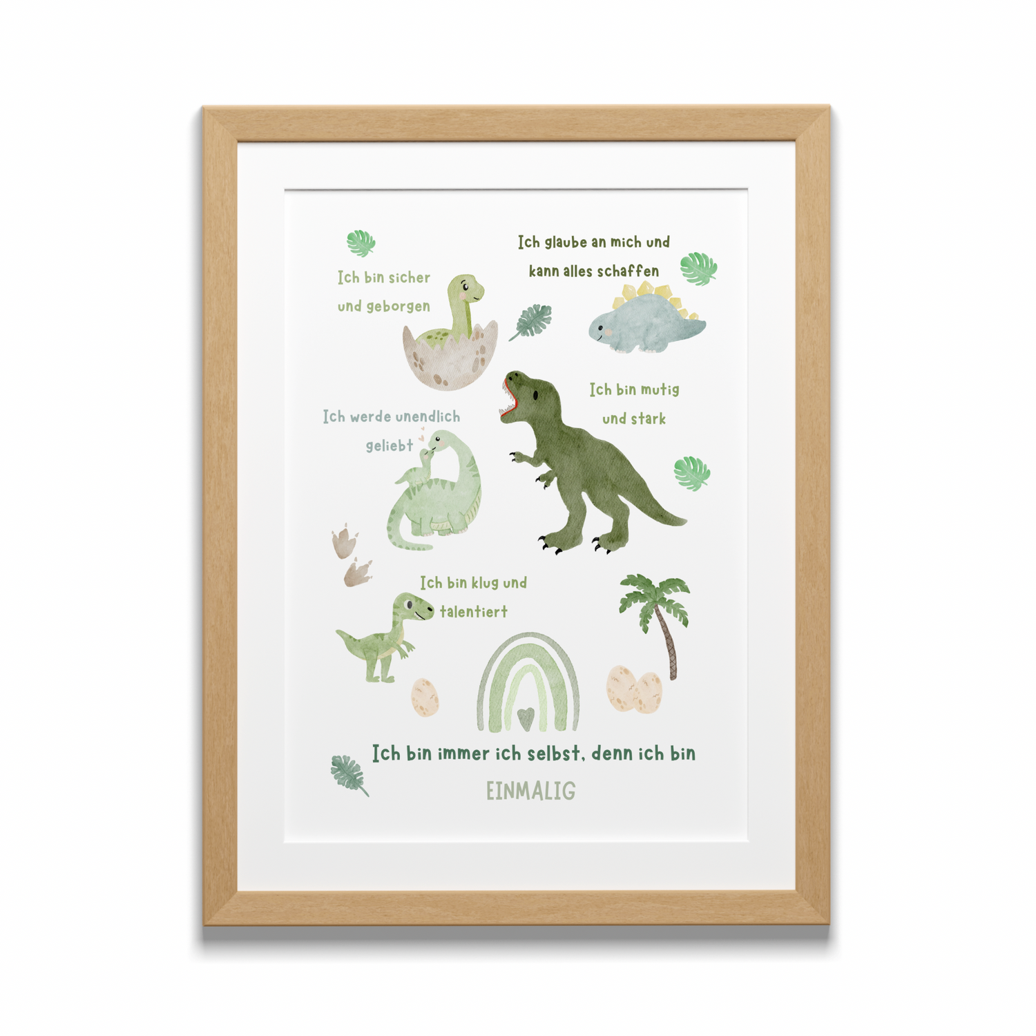 Affirmationsposter Dino A3