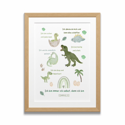 Affirmationsposter Dino A3