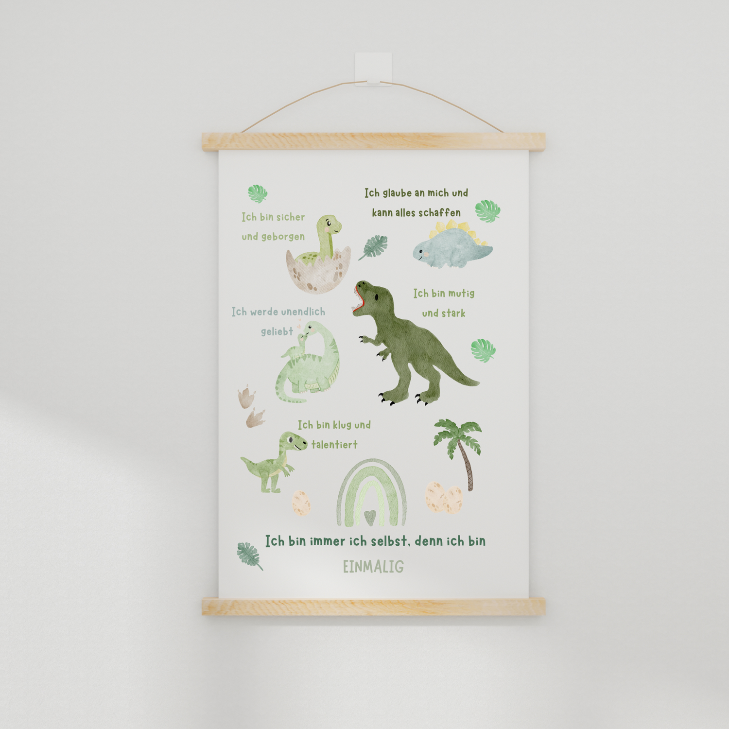 Affirmationsposter Dino A3