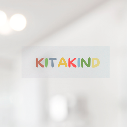 Bügelbild Kitakind in 2 Größen und Varianten