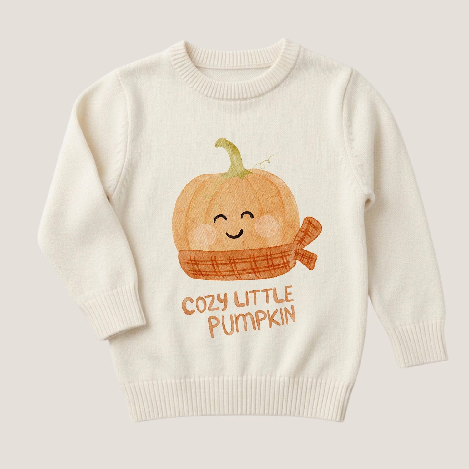 Bügelbild Cozy little Pumpkin in 2 Größen