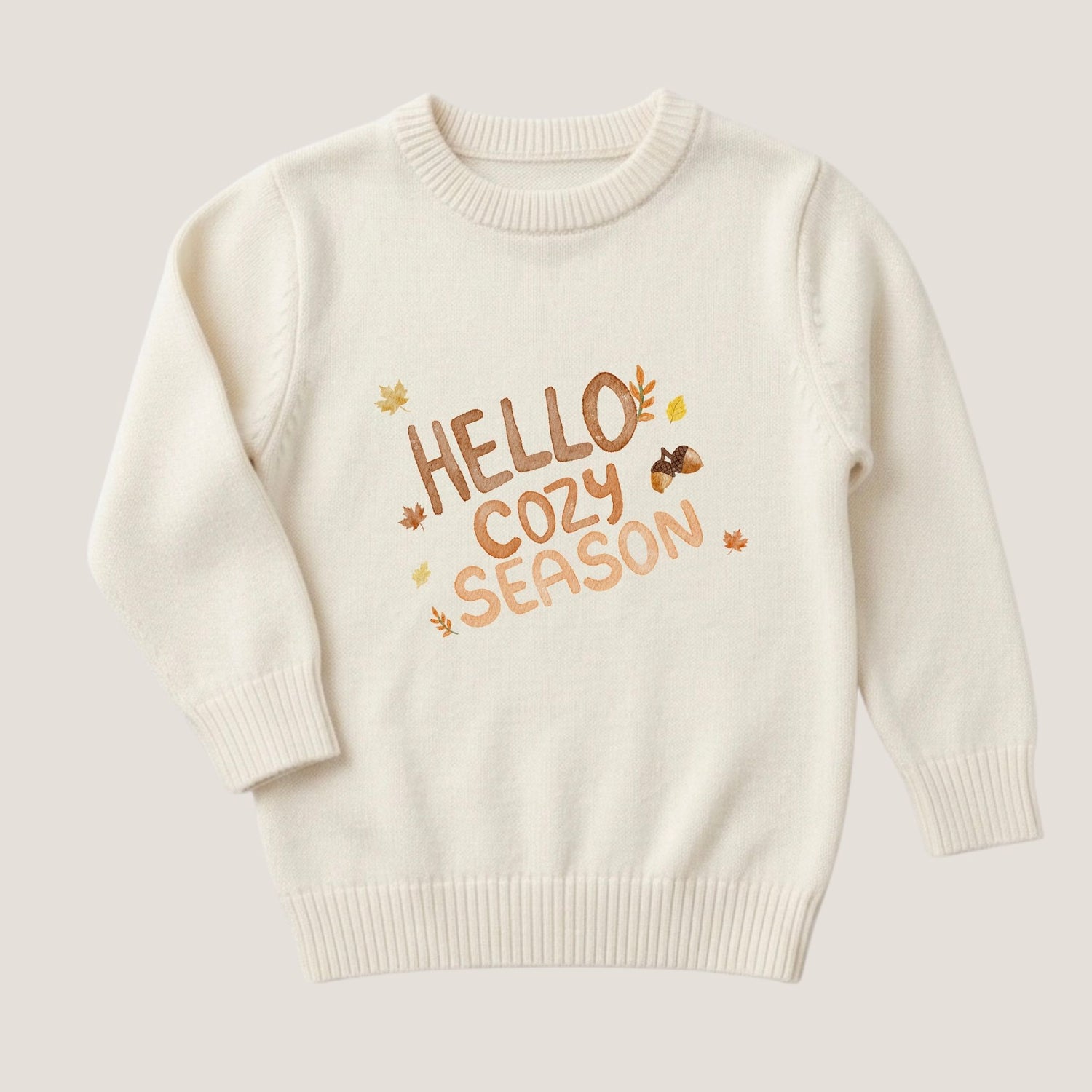 Bügelbild Hello cozy season oder hello cozy autumn