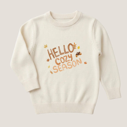 Bügelbild Hello cozy season oder hello cozy autumn