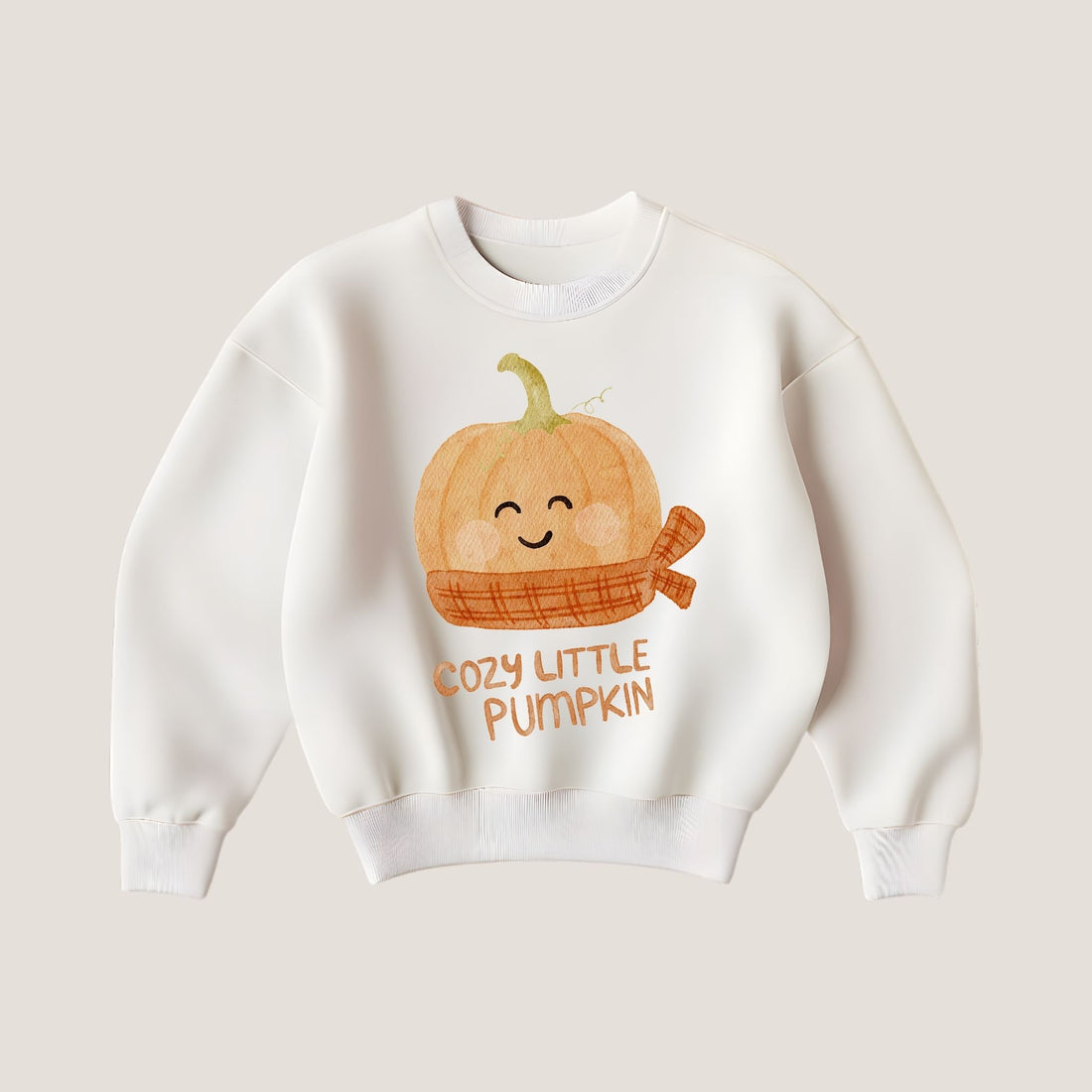 Bügelbild Cozy little Pumpkin in 2 Größen