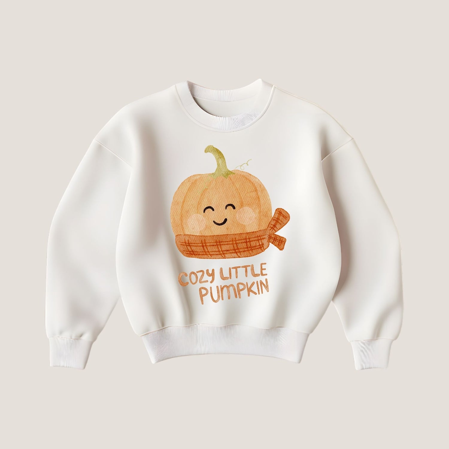 Bügelbild Cozy little Pumpkin in 2 Größen