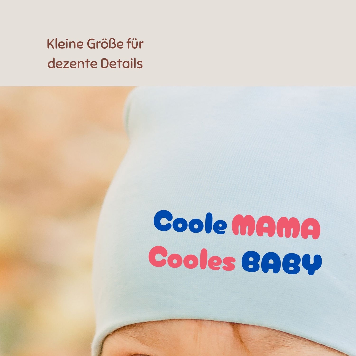 Bügelbild coole Mama cooles Baby; coole Mama cooles Kind