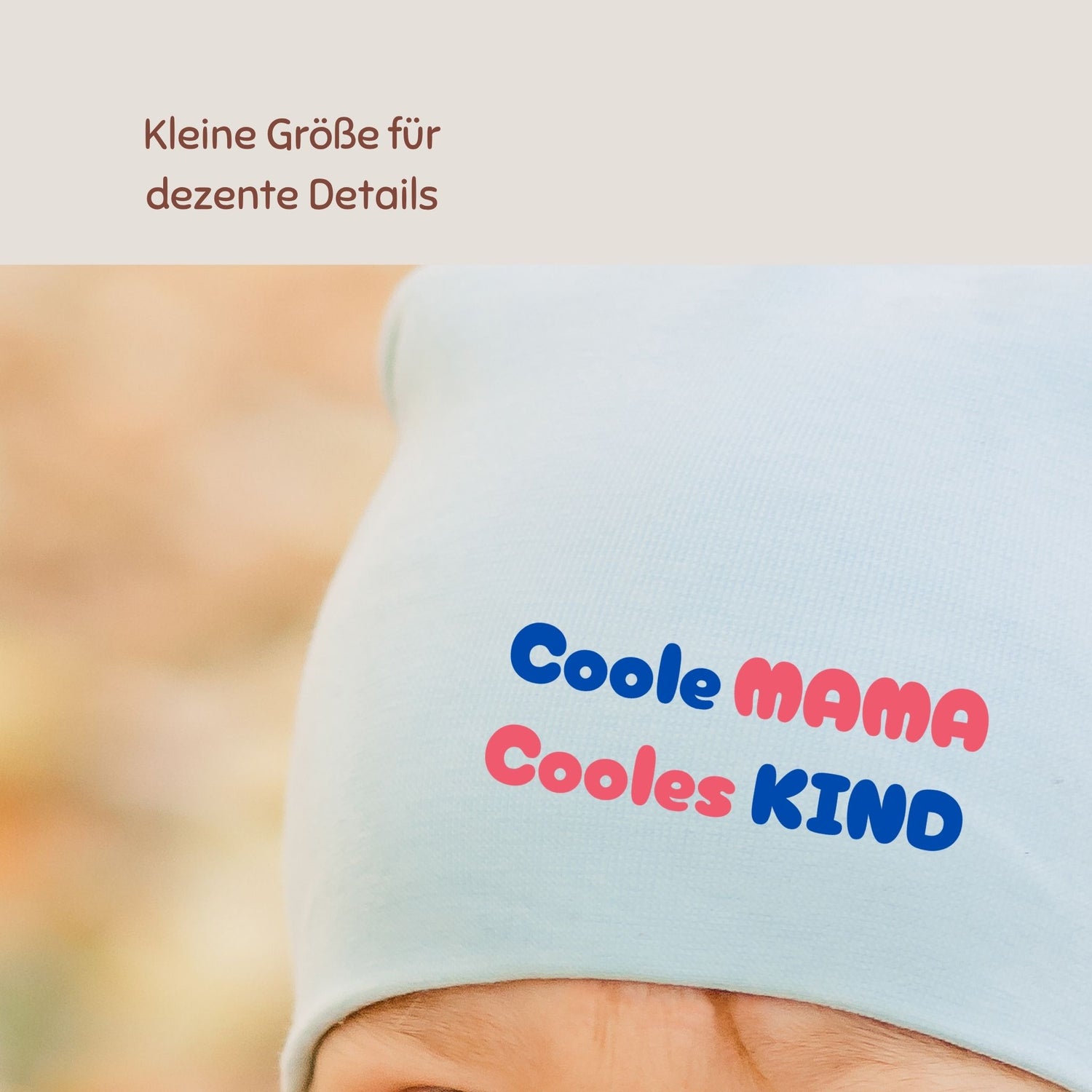Bügelbild coole Mama cooles Baby; coole Mama cooles Kind