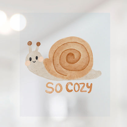 Bügelbild Schnecke so cozy