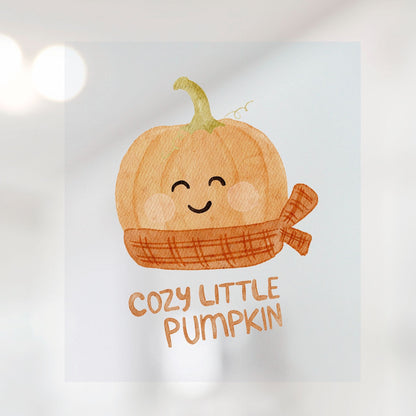 Bügelbild Cozy little Pumpkin in 2 Größen