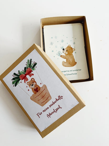 Affirmations- &amp; Aktionskarten – Achtsamer Adventskalender für Kinder