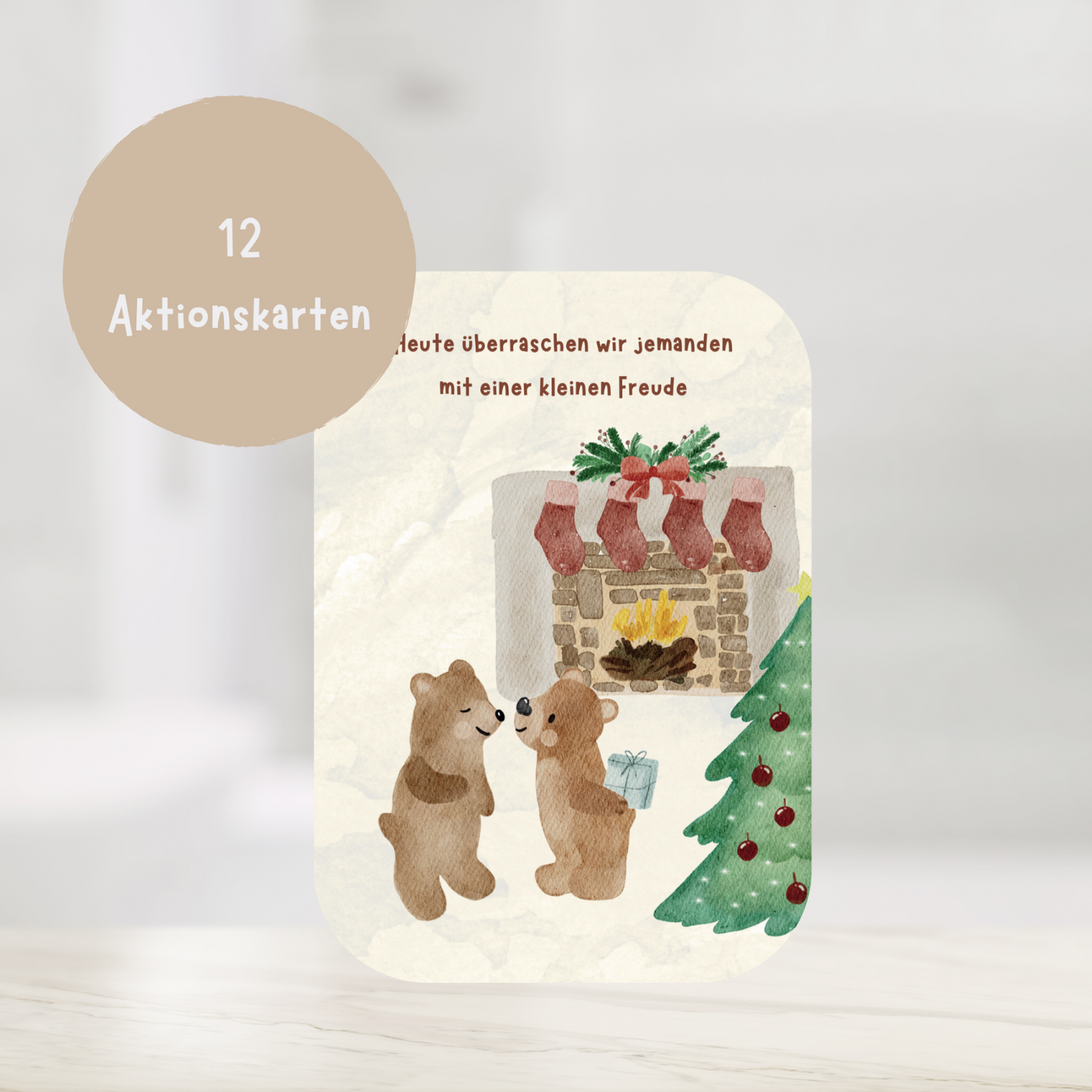 Affirmations- &amp; Aktionskarten – Achtsamer Adventskalender für Kinder