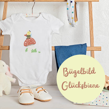 Bügelbild Glücksbiene
