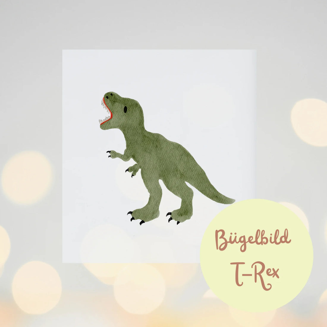 Bügelbild T–Rex – ideal für kleine Dinofans