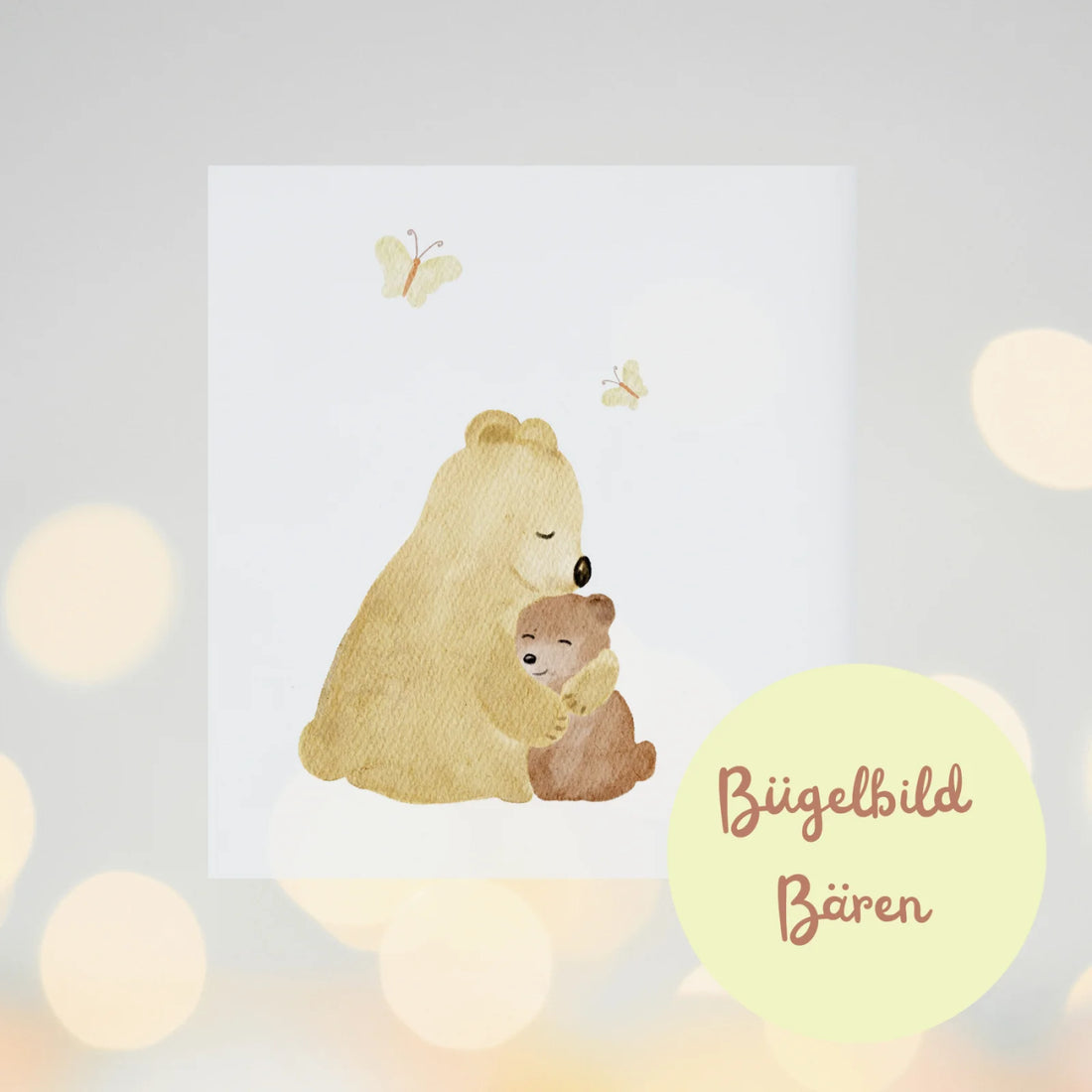 Bügelbild Knuddelbären – ideal für Mama &amp; Mini