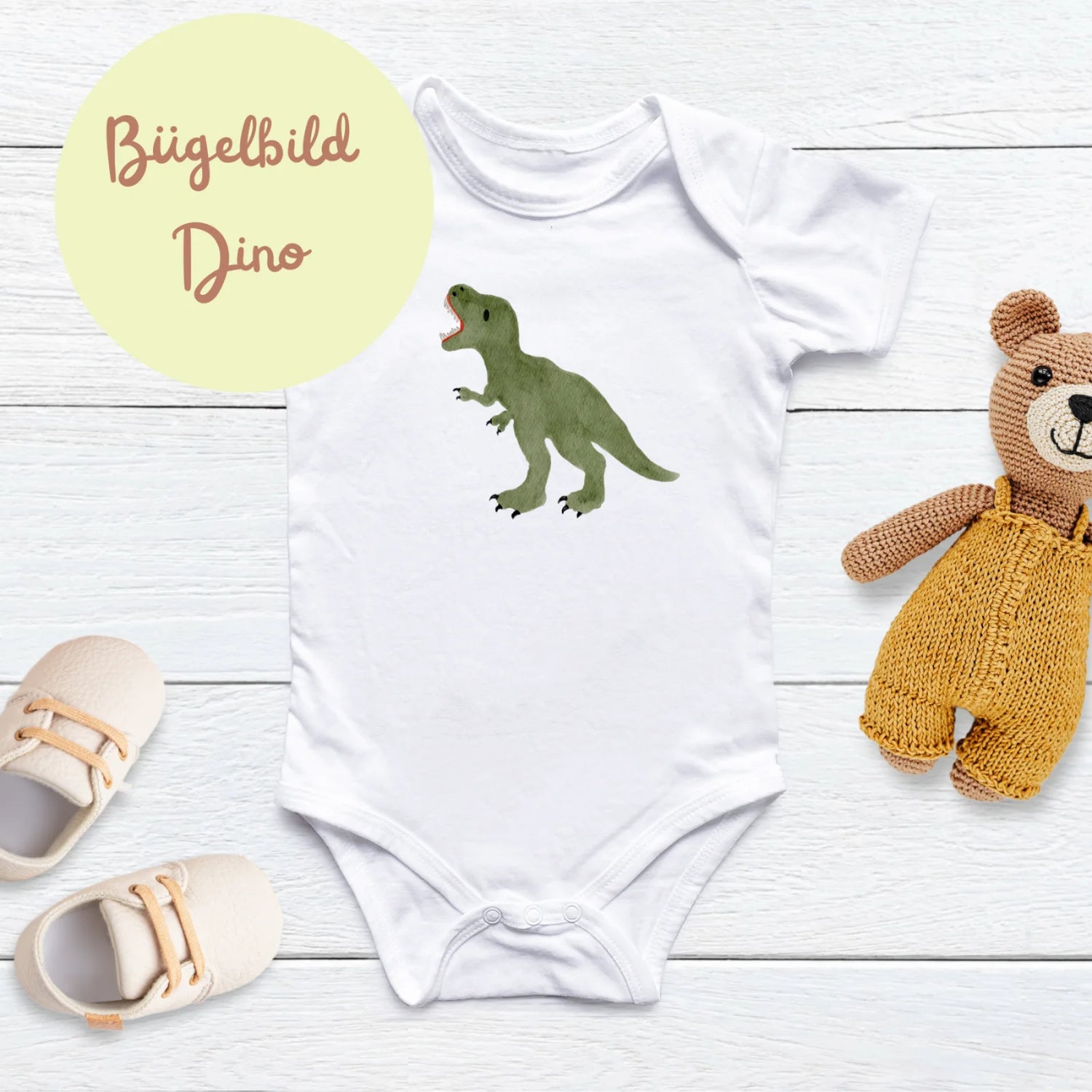 Bügelbild T–Rex – ideal für kleine Dinofans