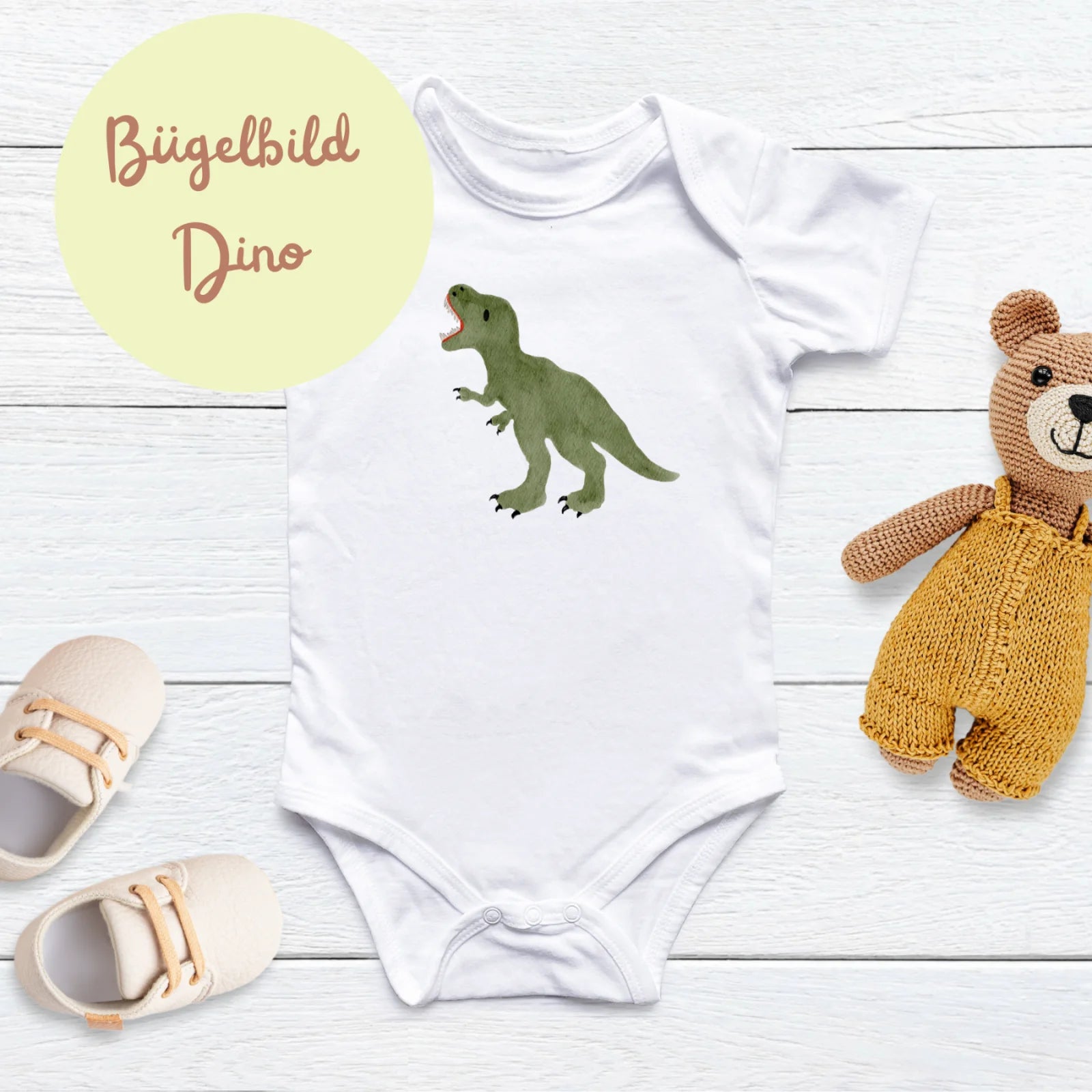 Bügelbild T–Rex – ideal für kleine Dinofans