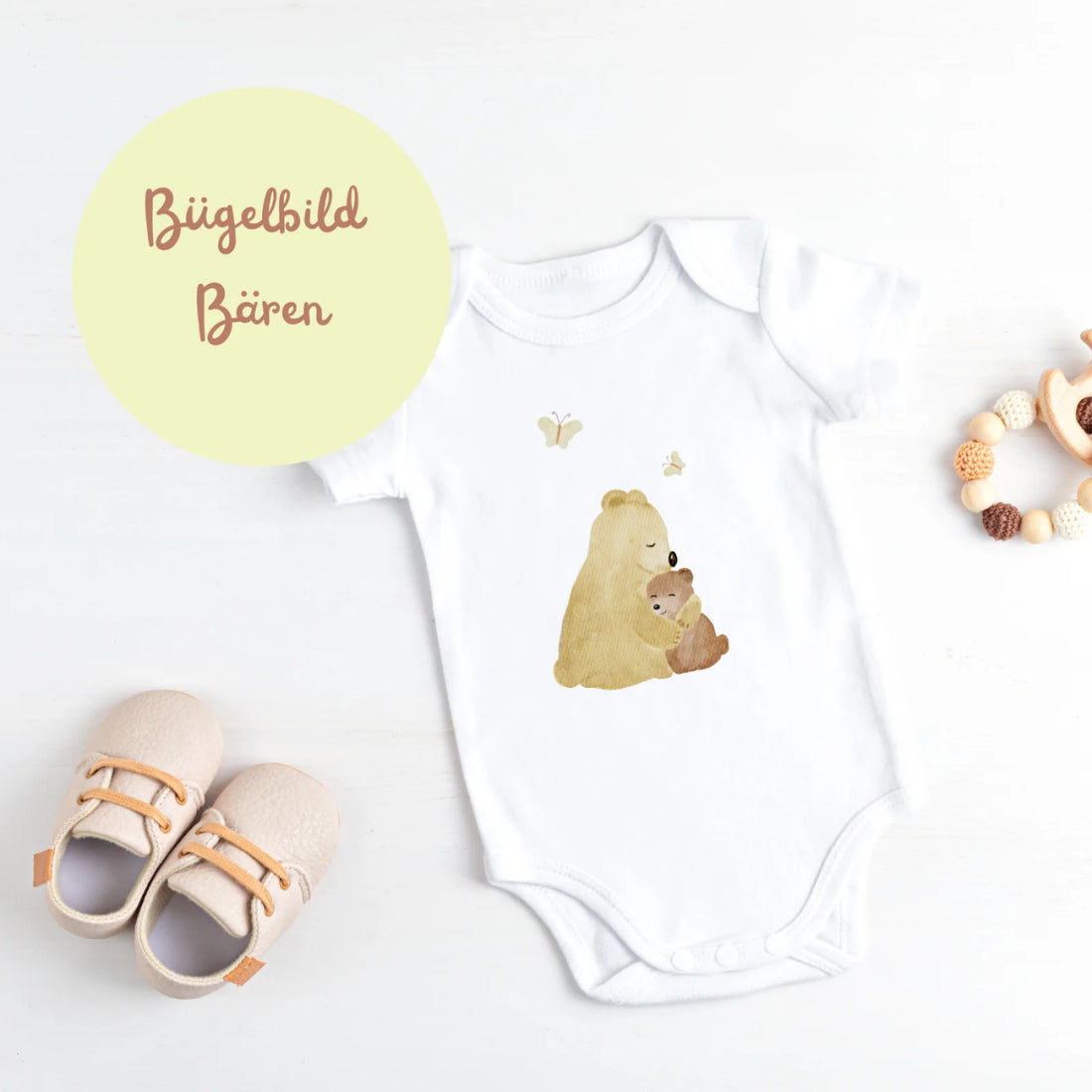 Bügelbild Knuddelbären – ideal für Mama &amp; Mini