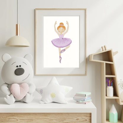 Kinderposter Ballerina