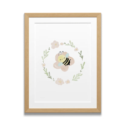 Posterset Bienen fürs Kinderzimmer