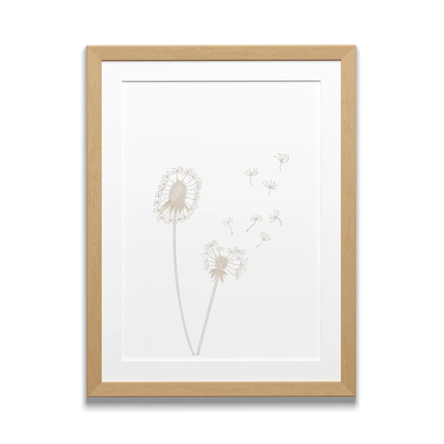 Posterset Pusteblume Bär, Igel