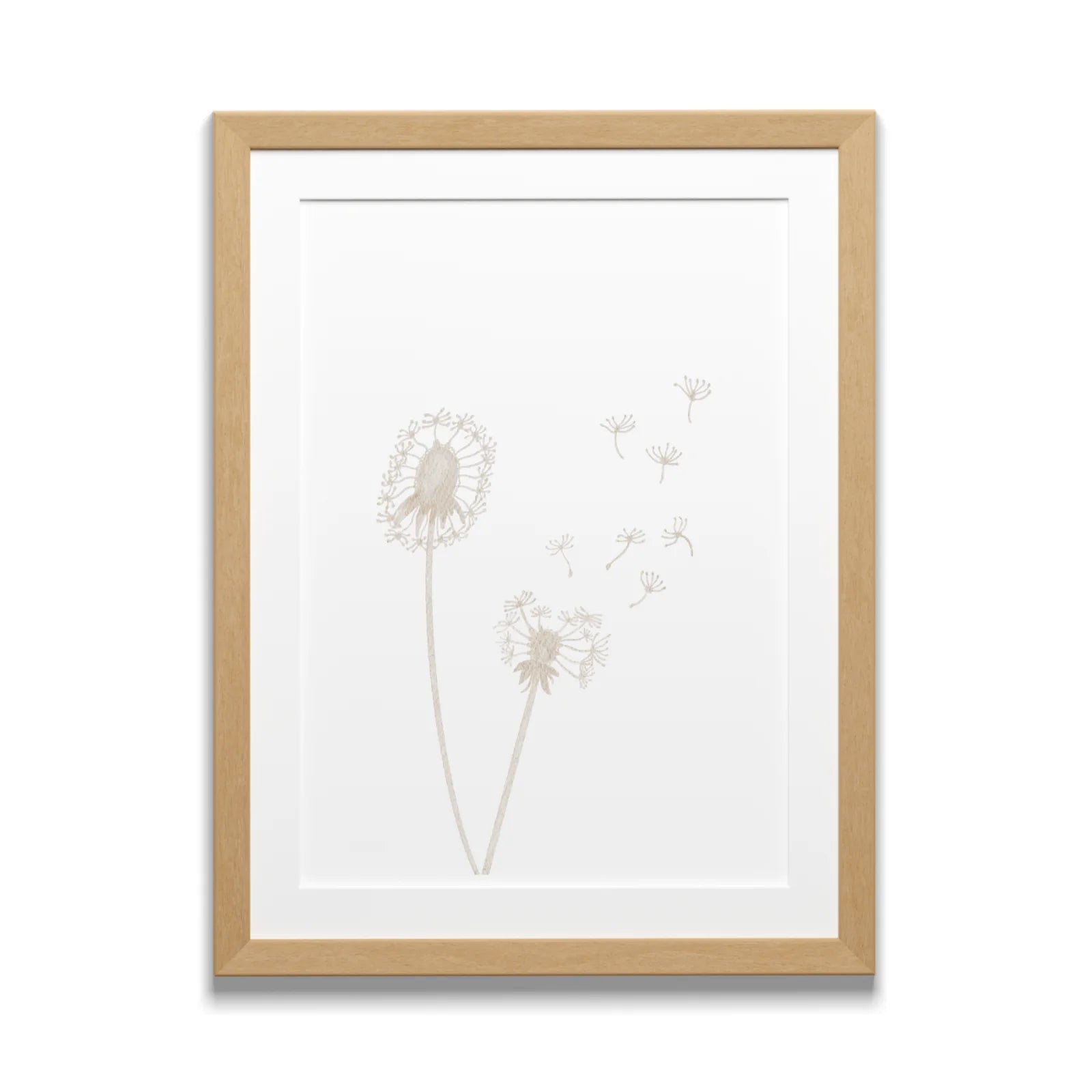 Posterset Pusteblume Bär, Igel