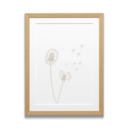 Posterset Pusteblume Bär, Igel