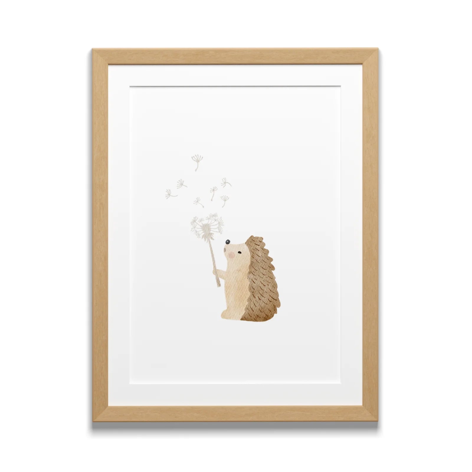 Posterset Pusteblume Bär, Igel