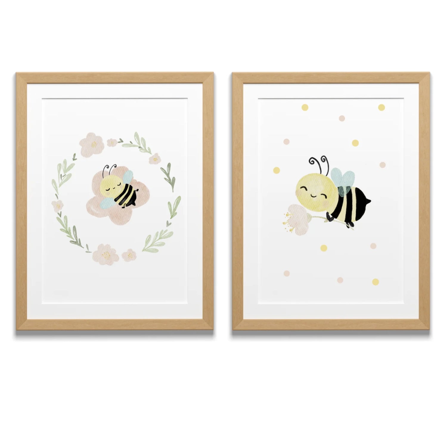 Posterset Bienen fürs Kinderzimmer