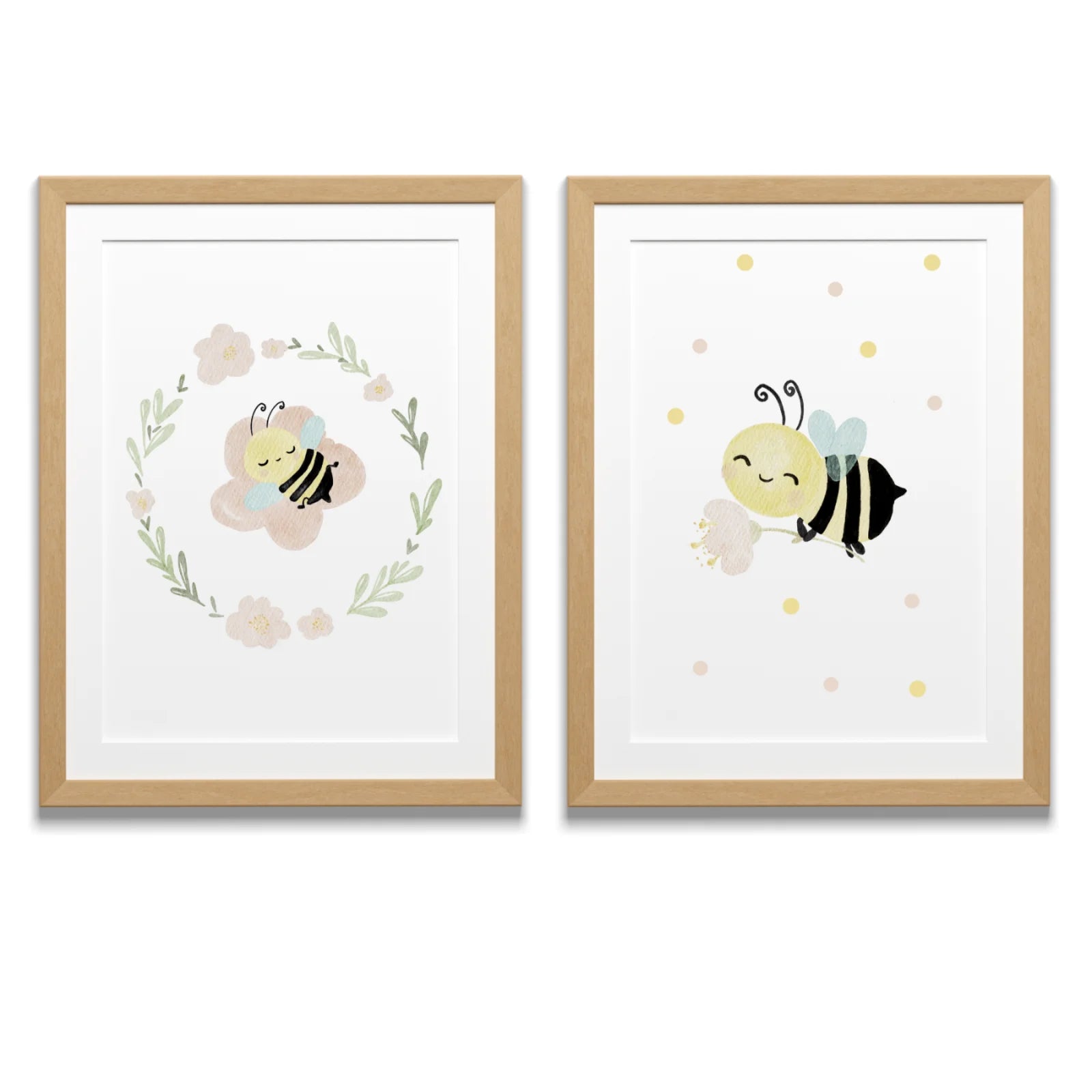 Posterset Bienen fürs Kinderzimmer