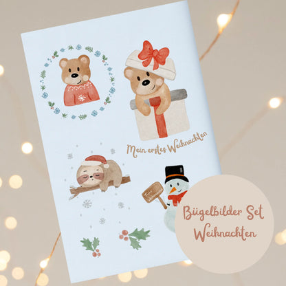 Bügelbilderset A5 Weihnachten, mein erstes Weihnachten