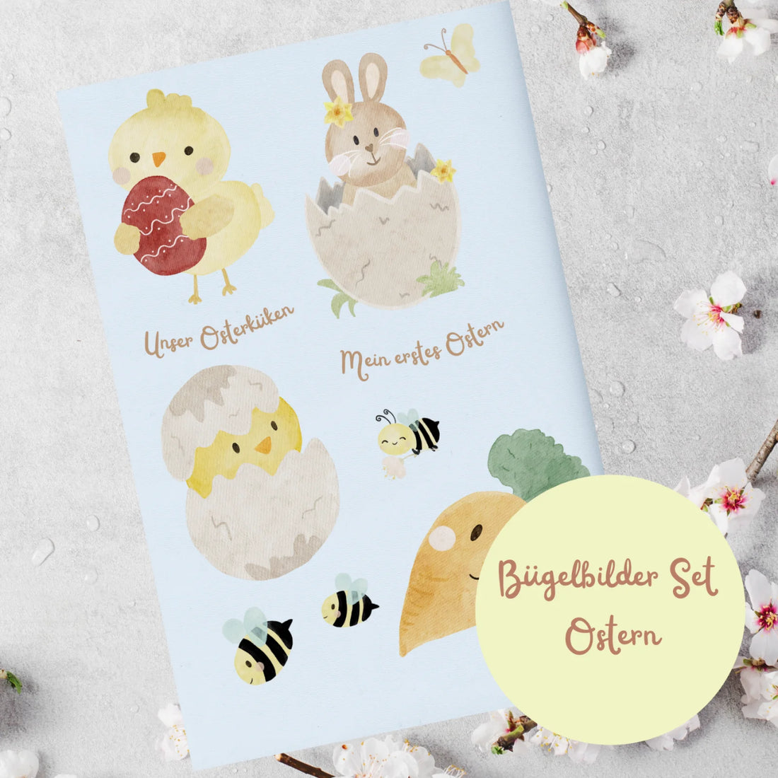 Bügelbilderset A5 mein erstes Ostern
