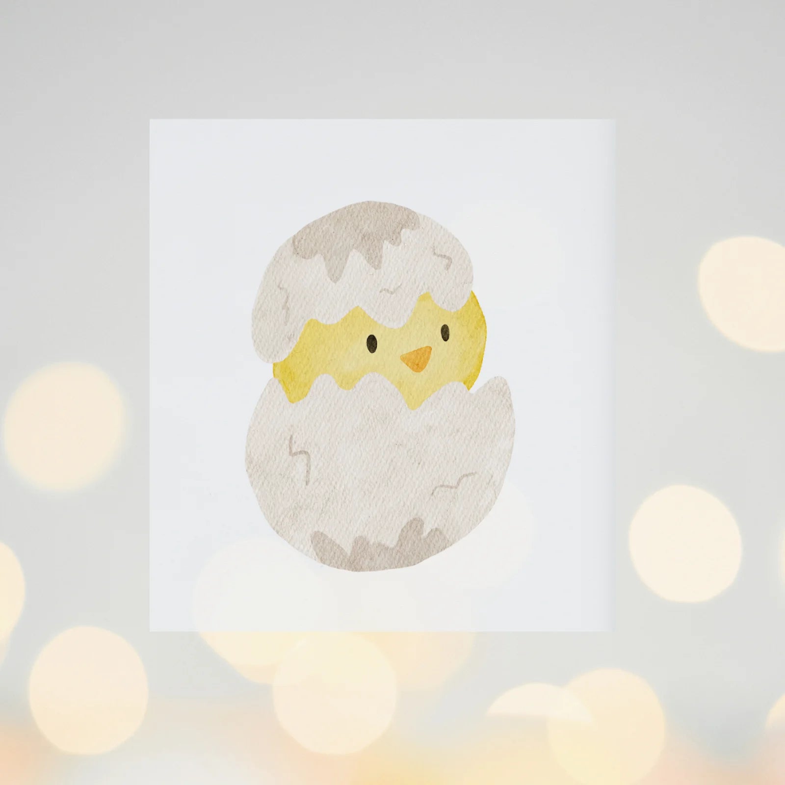 Bügelbild Osterküken aus dem Ei